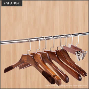 wholesale cheap wooden clothes coat suit custom hanger wood hangers for clothes